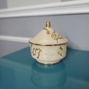 Fratelli Fanciullacci Vintage Bowl, 24k Gold